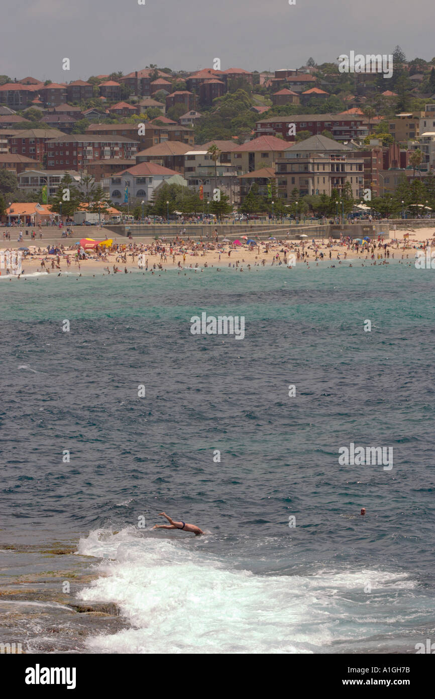 Coogee Bay Sydney Australie Banque D'Images