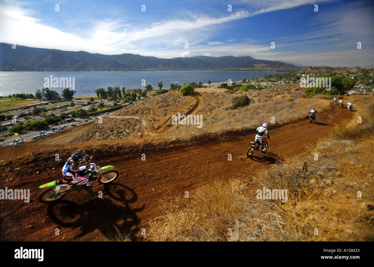 Le Grand Prix de Las Vegas Lake Elsinore dans le Comté de Riverside en Californie United States Banque D'Images