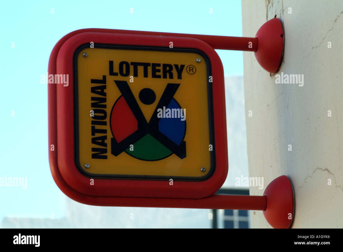 Logo de la loterie nationale pour l'Afrique du Sud RSA Banque D'Images