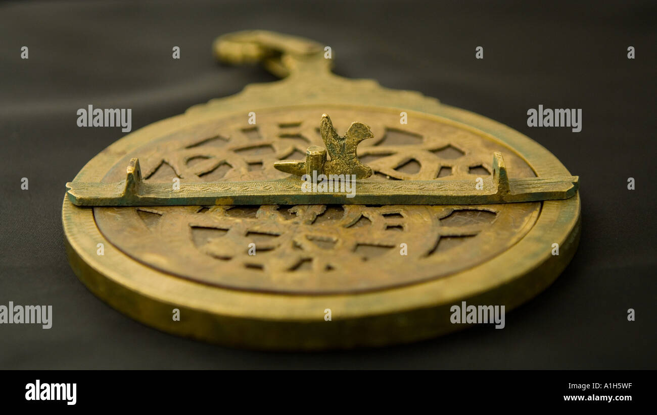 Astrolabe antique Banque D'Images