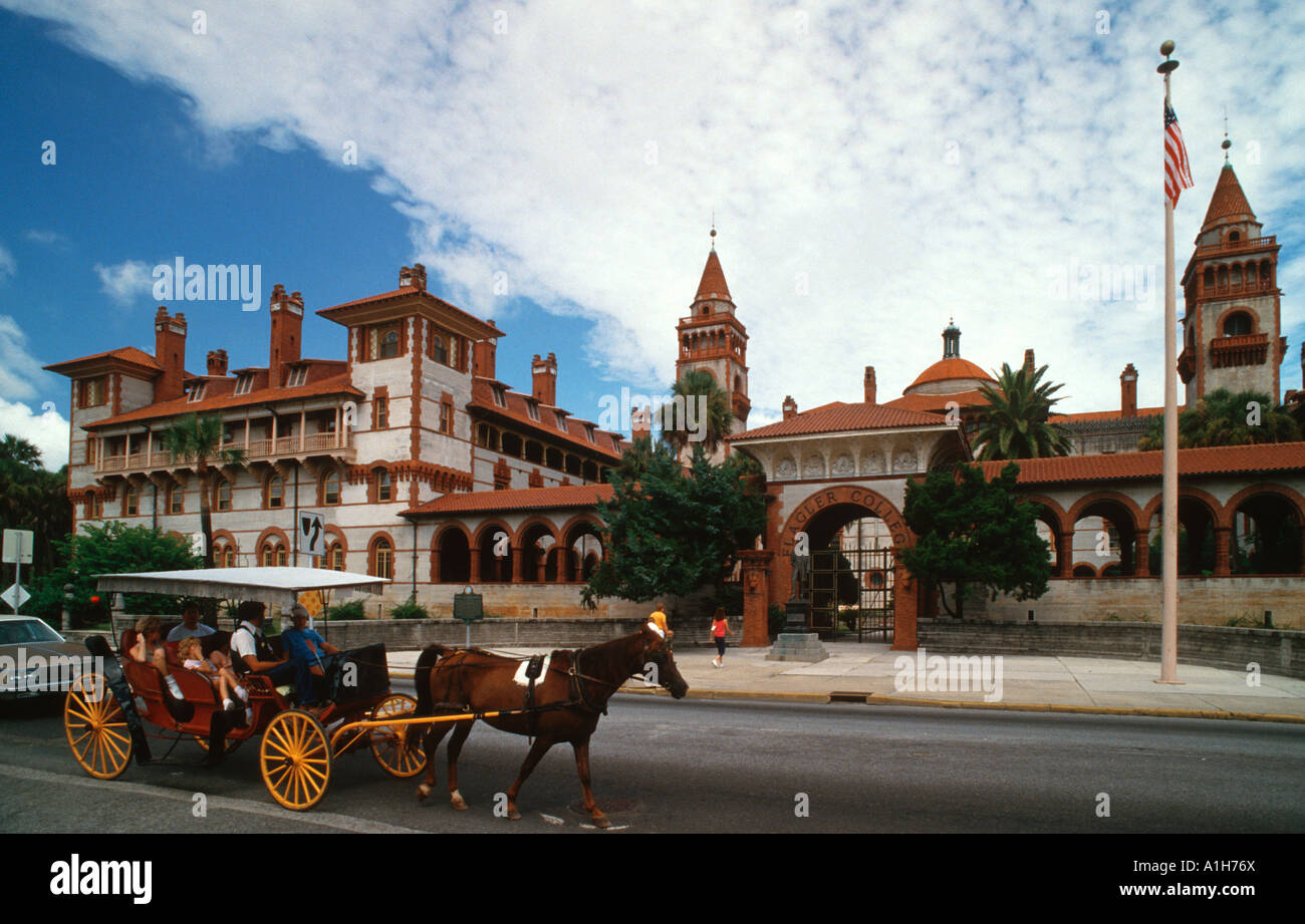 Flagler College à Saint Augustine en Floride USA Banque D'Images