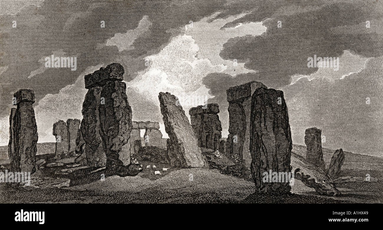 Stonehenge la plaine de Salisbury en Angleterre Banque D'Images