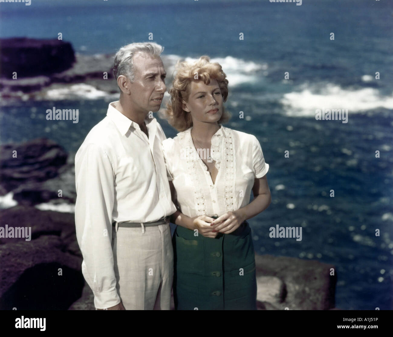 Miss sadie Thompson Directeur Curtis Bernhardt 1953 Rita Hayworth Jose Ferrer basée sur Somerset Maugham s roman Banque D'Images