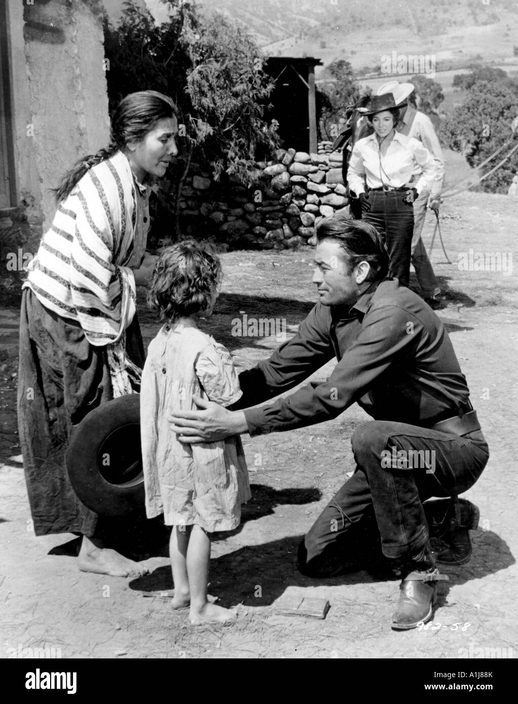 L'année 1958 Bravados Réalisateur Henry King Gregory Peck Joan Collins Banque D'Images