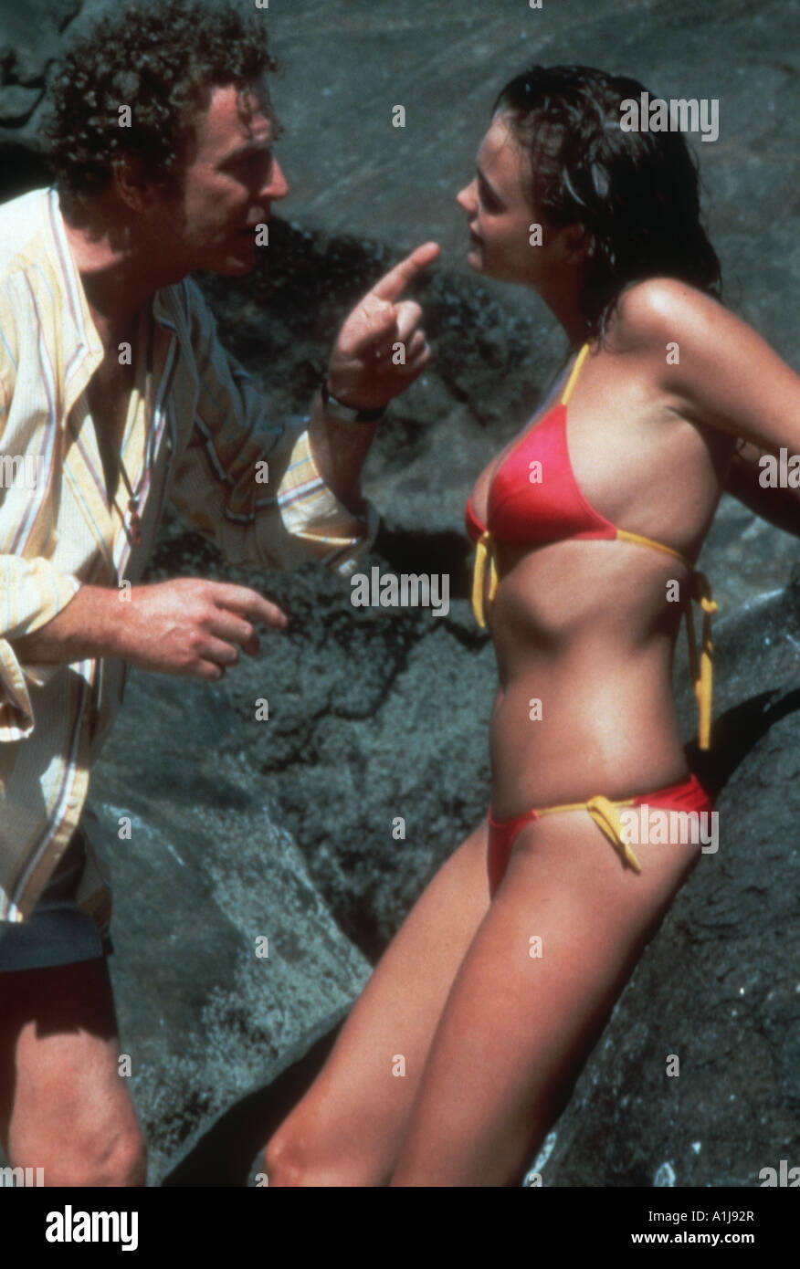 Blame It On Rio Année 1983 Réalisateur Stanley Donen Michelle Johnson Michael Caine de refaire un moment d égarement de Claude Berry Banque D'Images