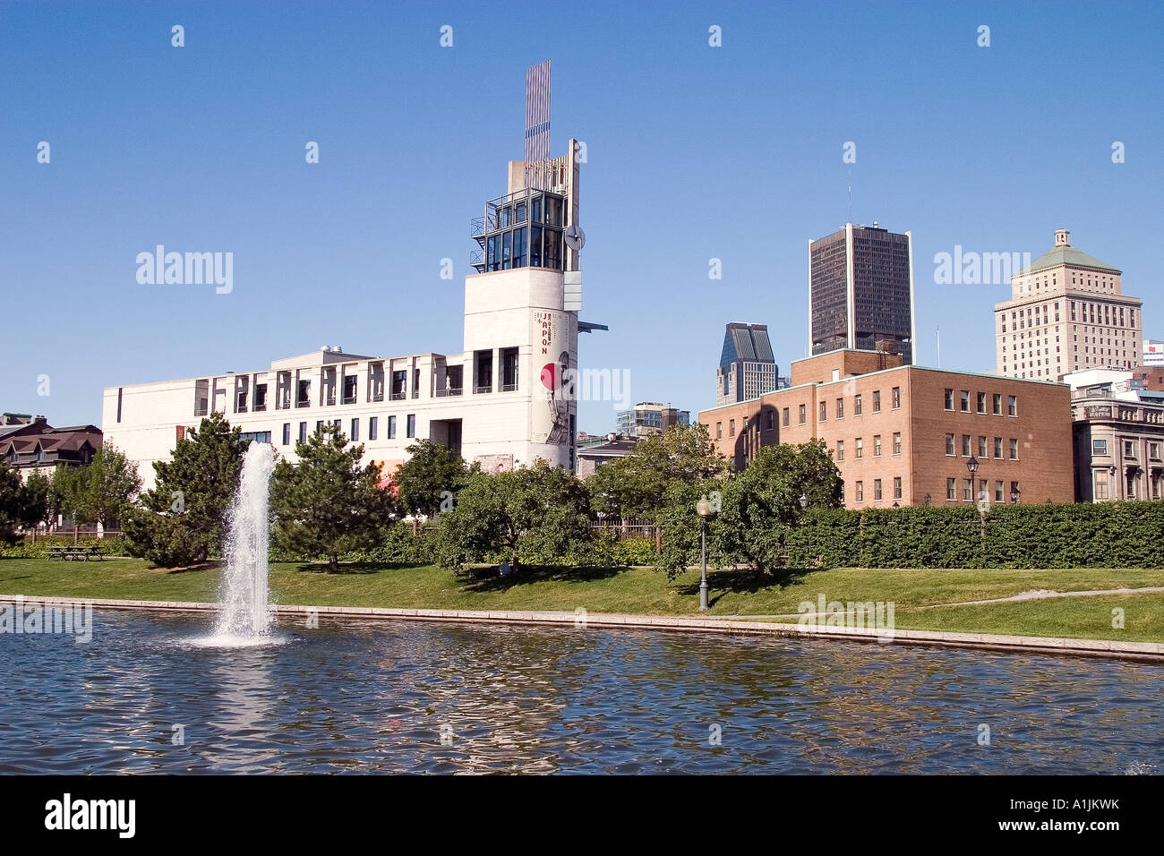 La Pointe à Callière Banque D'Images