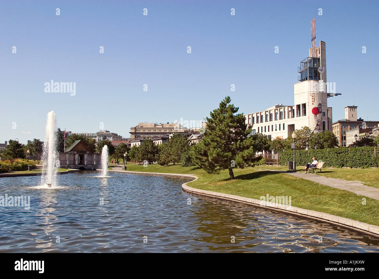 La Pointe à Callière Banque D'Images