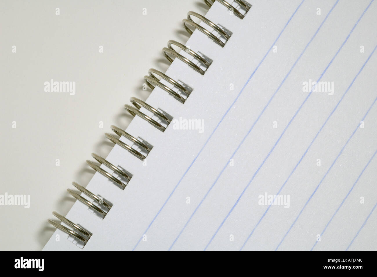 Bloc-notes de spirale Banque D'Images