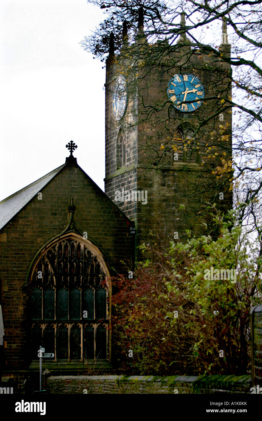 L'église paroissiale de Haworth Banque D'Images