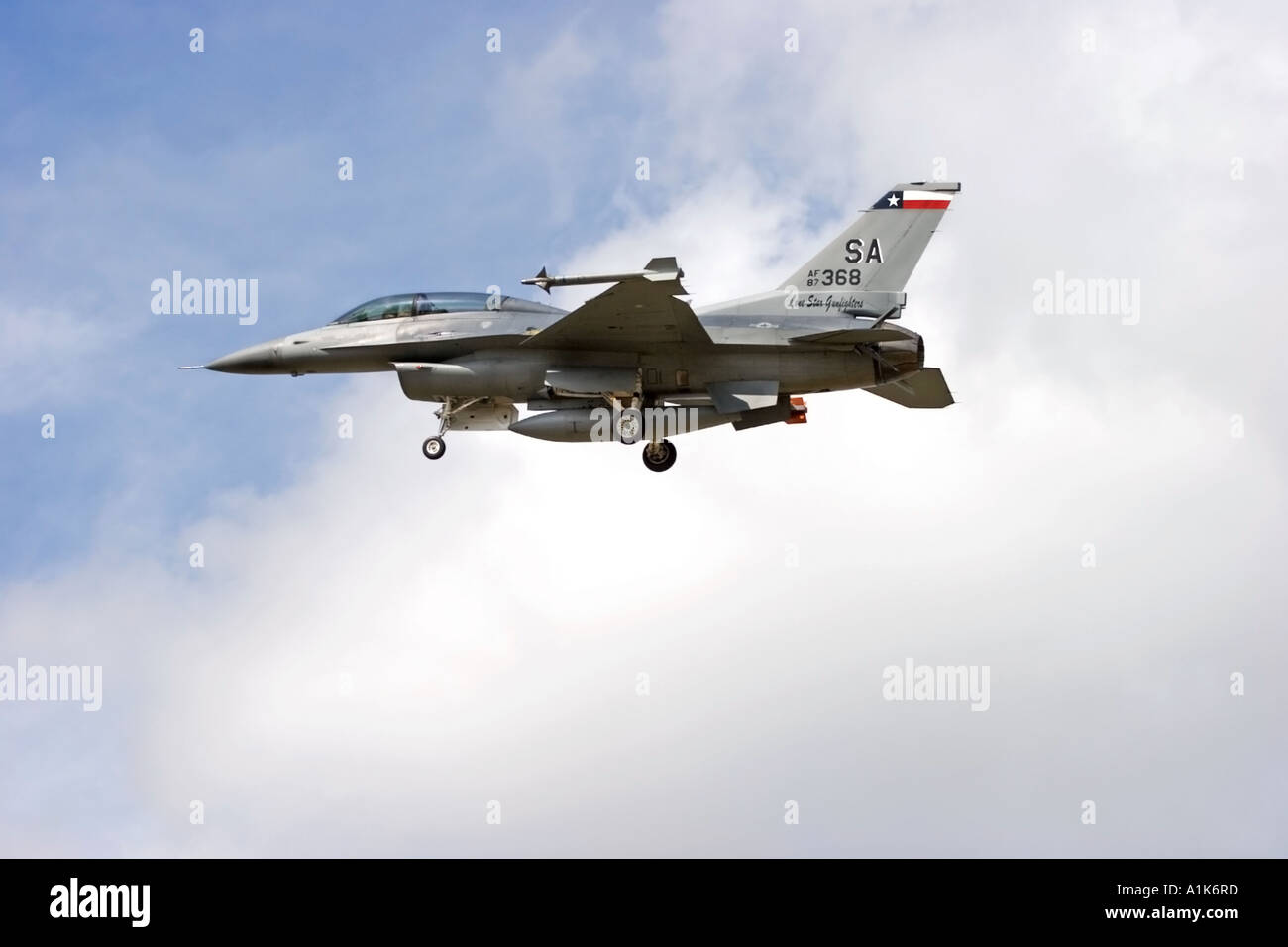 Photo. Avion F-16 de la Garde nationale du Texas Banque D'Images