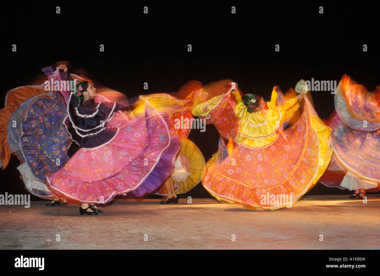 Folklore Ballett, Ballet Folclorico de Cabañas, Guadalajara, Jalisco, Mexique Banque D'Images