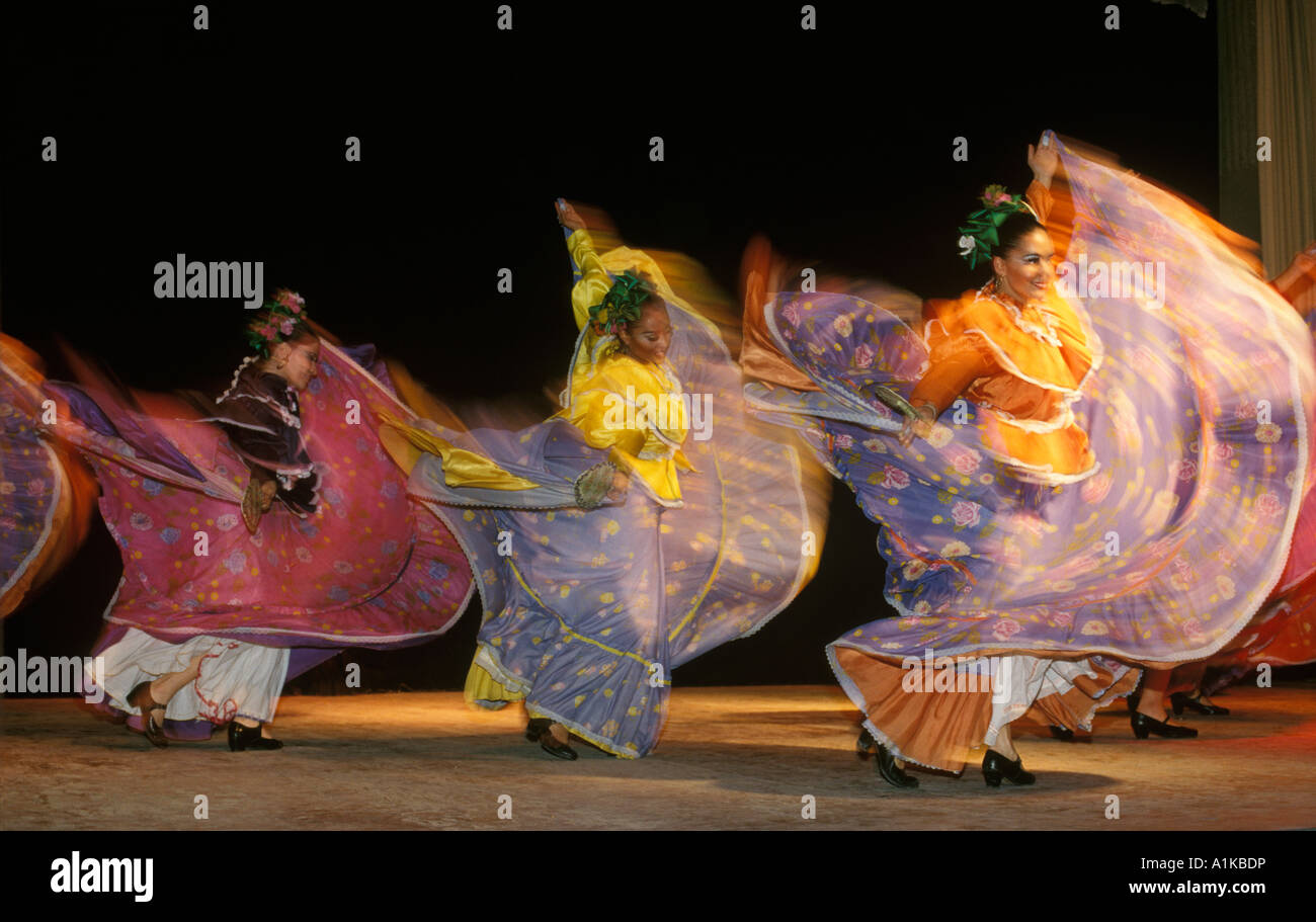 Folklore Ballett, Ballet Folclorico de Cabañas, Guadalajara, Jalisco, Mexique Banque D'Images
