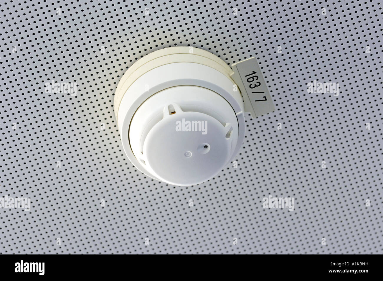 Détecteur de fumée, la lutte contre l'incendie, protection incendie, détecteur d'incendie. Banque D'Images