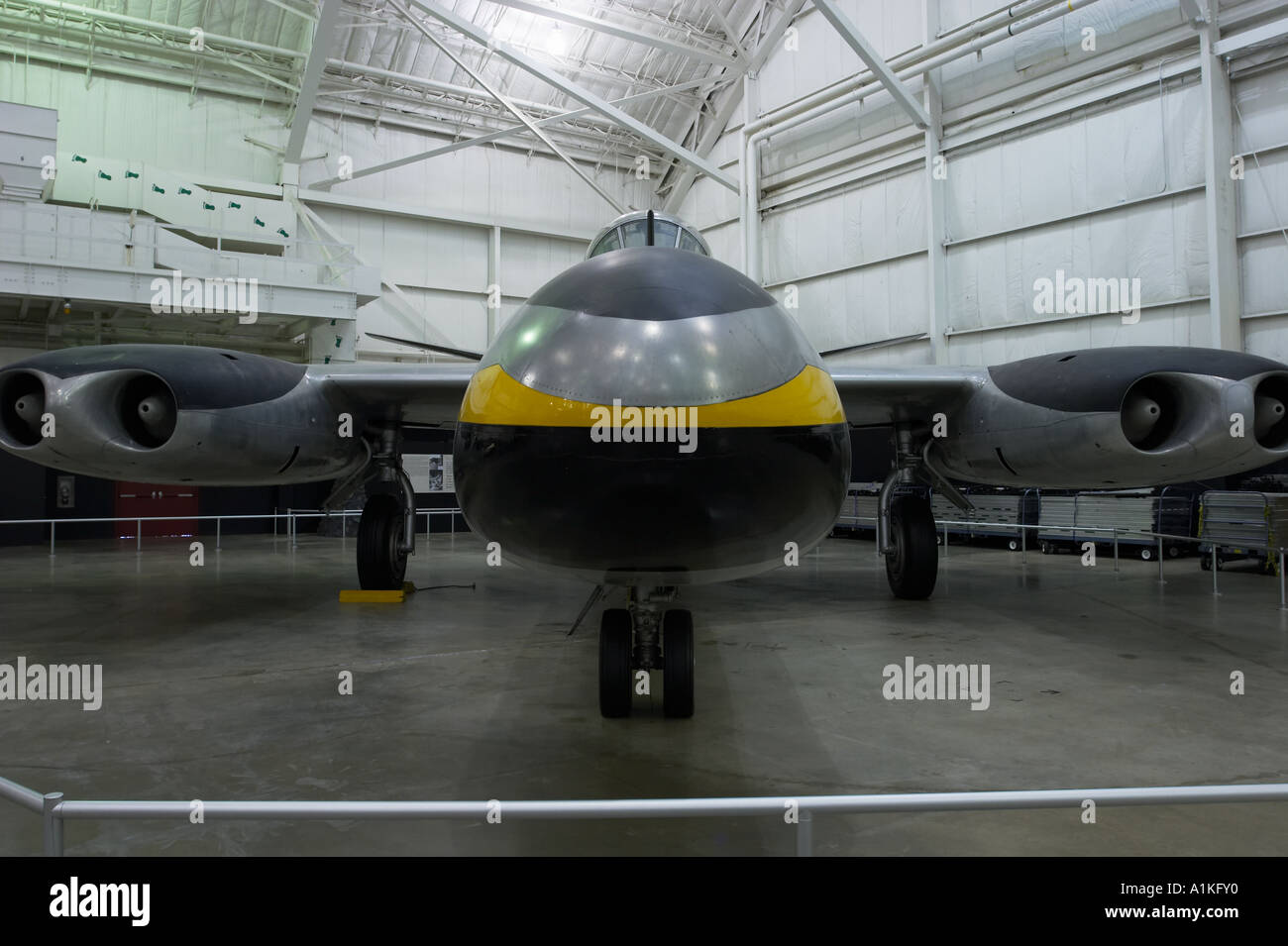 Dans l'aéronef National Museum of the United States Air Force Banque D'Images