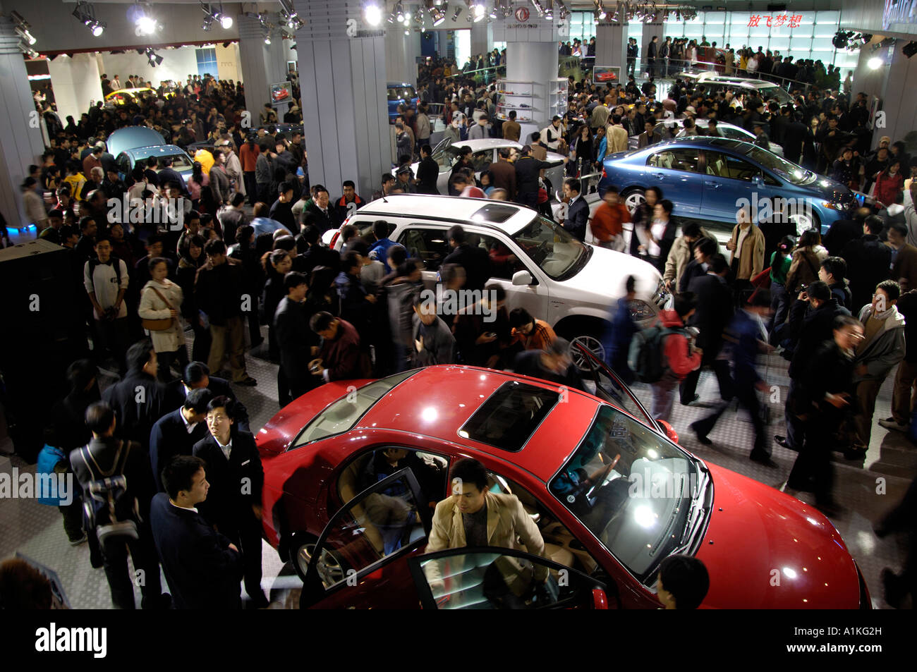 Exposition Internationale Automobile de Beijing le 19 novembre 2006 Banque D'Images