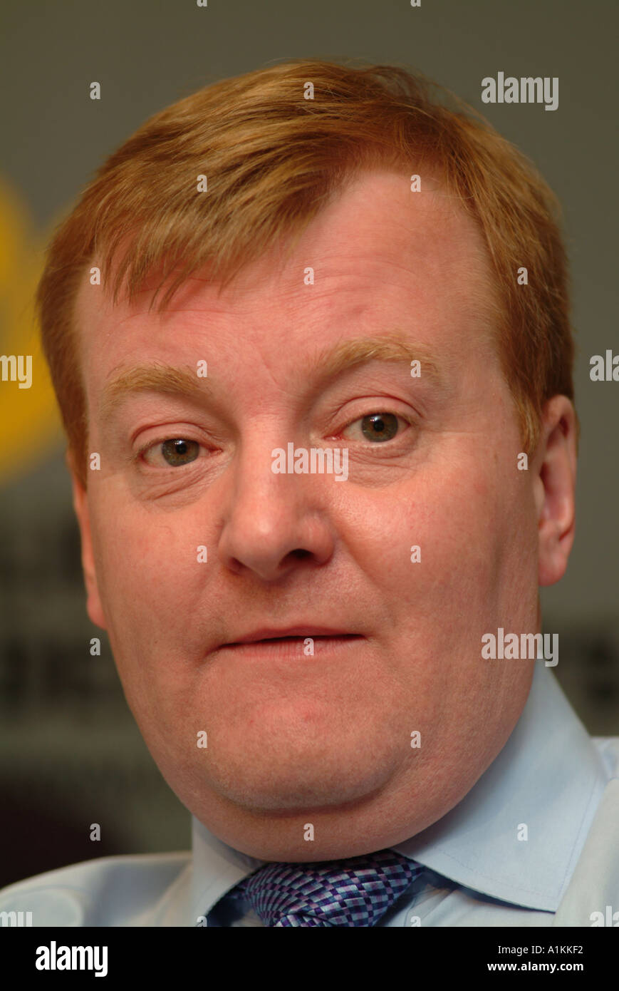 L'ancien leader libéral démocrate Charles Kennedy MP (1959-2015), London, UK. Le 17 mars 2005. Banque D'Images