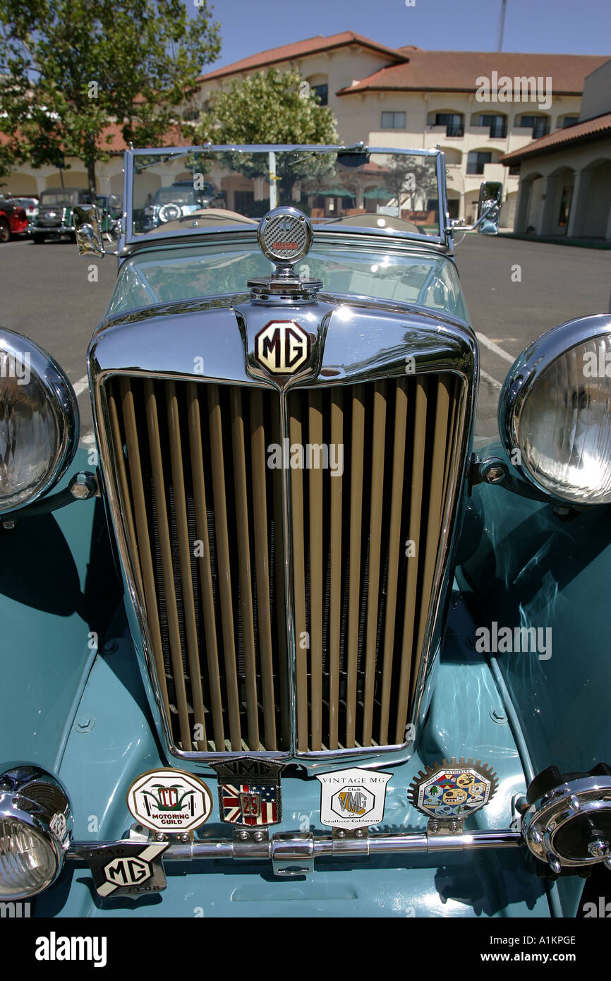 VINTAGE MG MOTOR CAR Banque D'Images