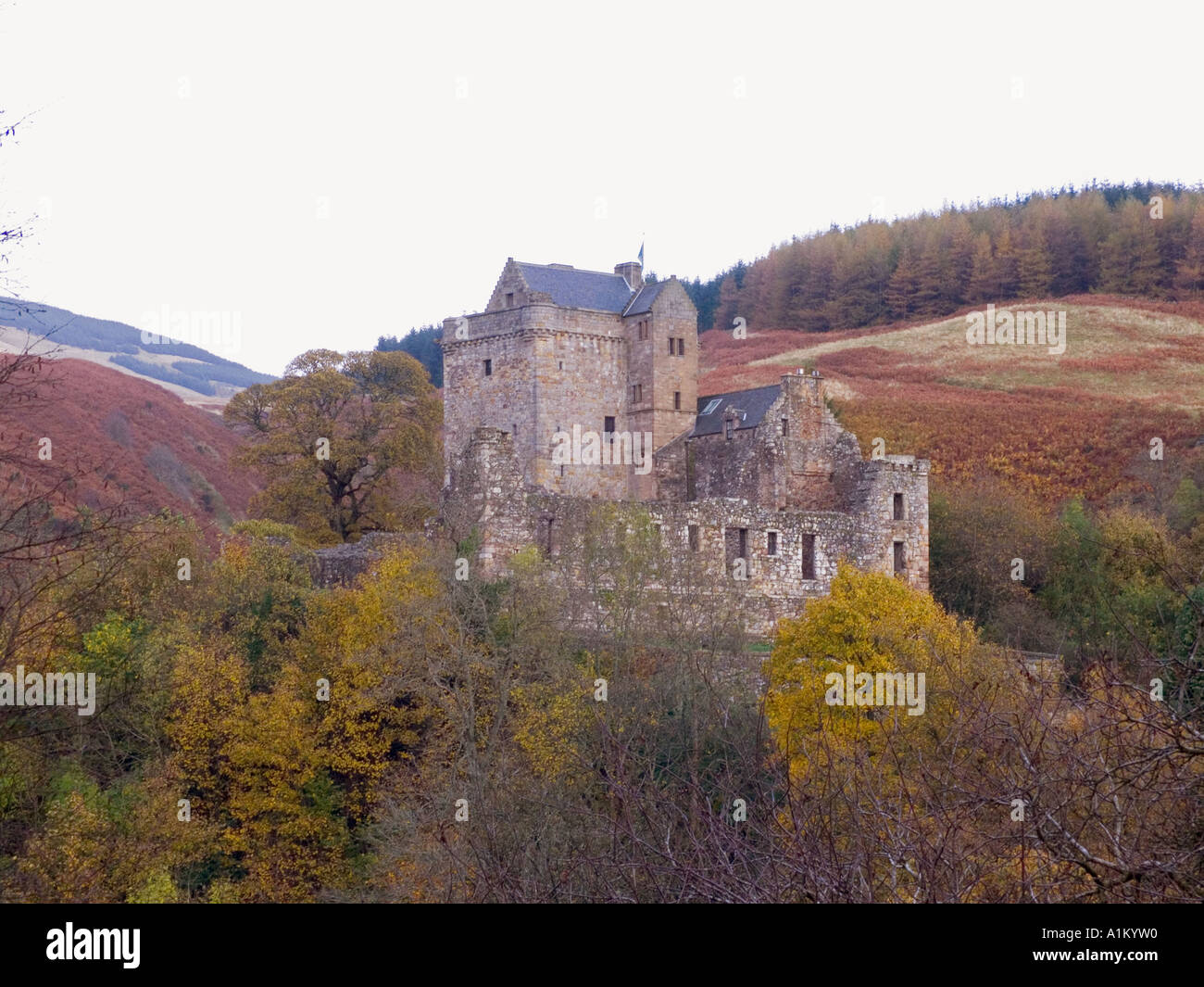 Castle Campbell en Dollar glen Écosse Clackmannan Banque D'Images