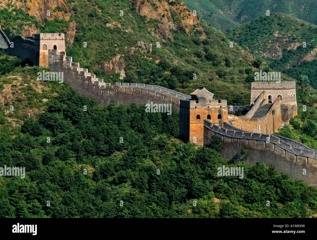 Chine Grande Muraille Banque D'Images