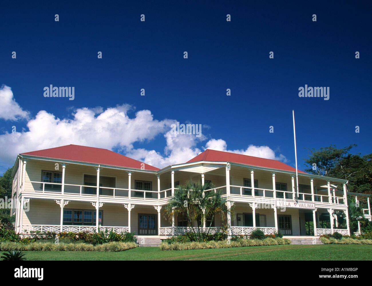 Musée Robert Louis Stevenson, Apia, Samoa Banque D'Images