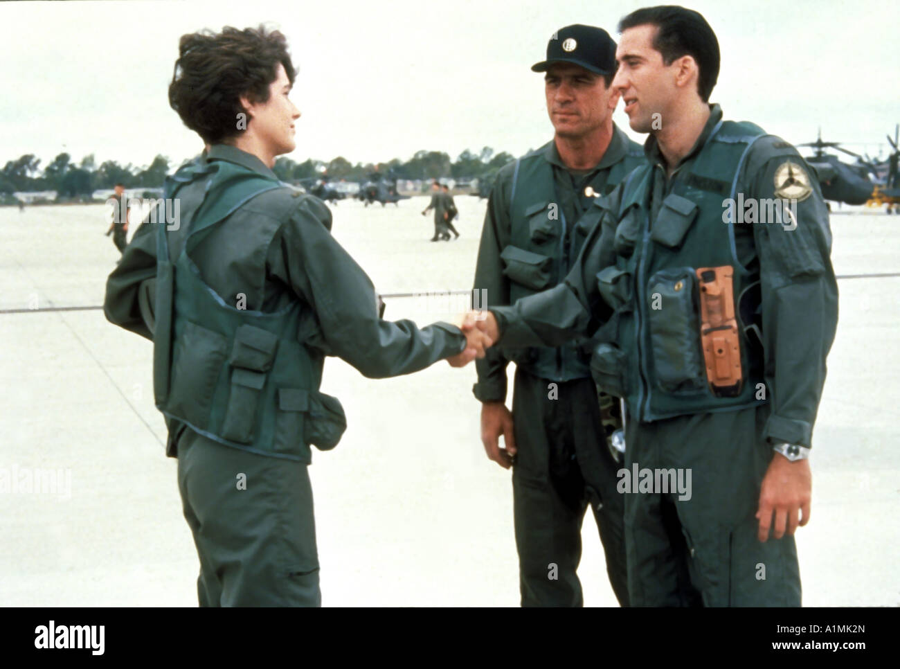 Les oiseaux de feu vert de l'année 1990 Directeur David Sean Young Tommy Lee Jones Nicolas Cage Banque D'Images