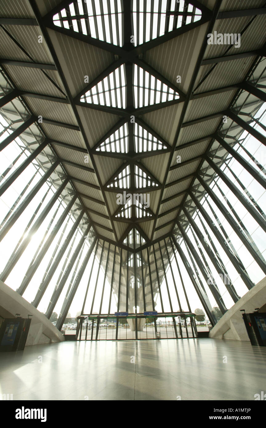 Gare de St-Étienne en France Banque D'Images