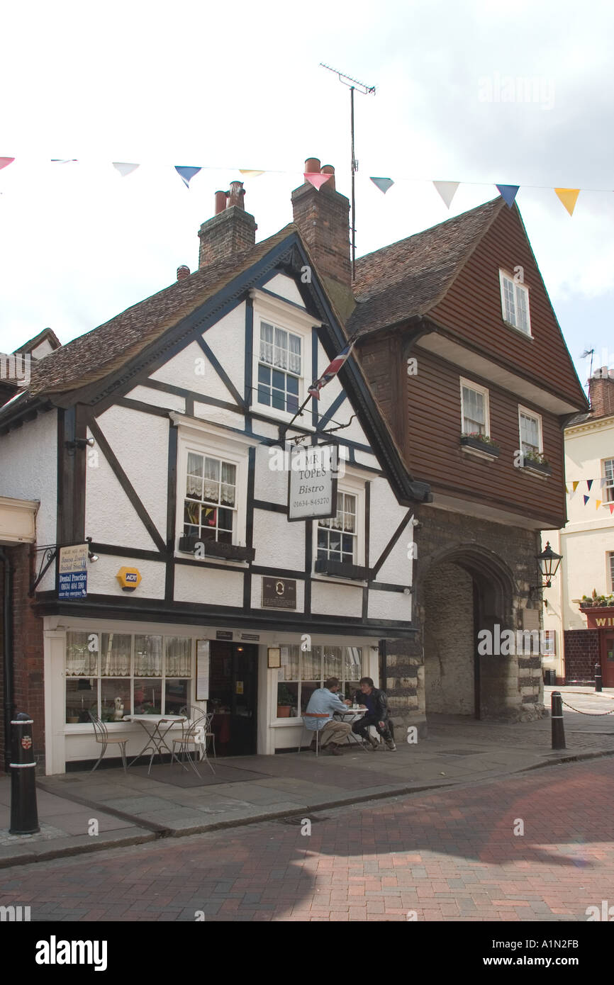 Mr Tope's Bistro et Jasper's Gate Rochester Kent UK Banque D'Images