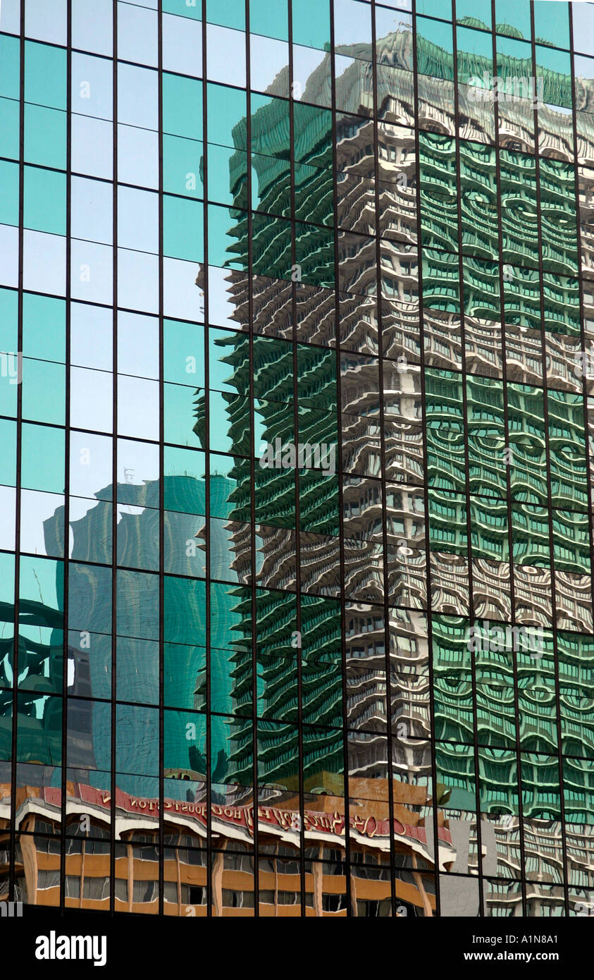 Skyscapers de Houston au Texas Banque D'Images