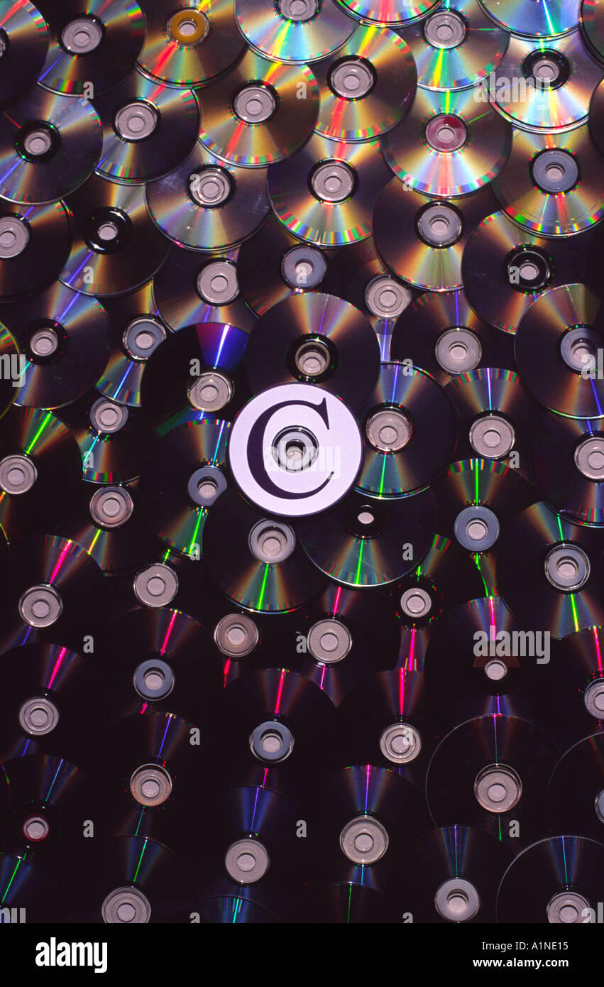 La vie encore d'auteur de disques compacts Banque D'Images