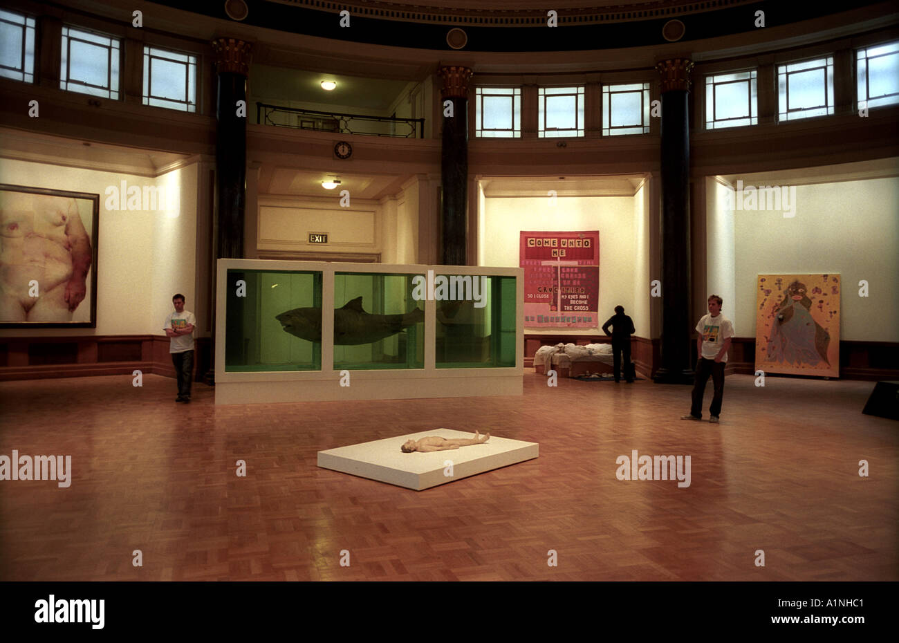 Saachi Gallery London Damien Hirst Shark Banque D'Images