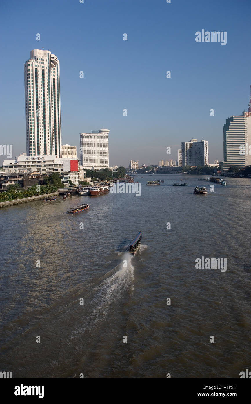 Chao Phraya, Bangkok, Thaïlande Banque D'Images