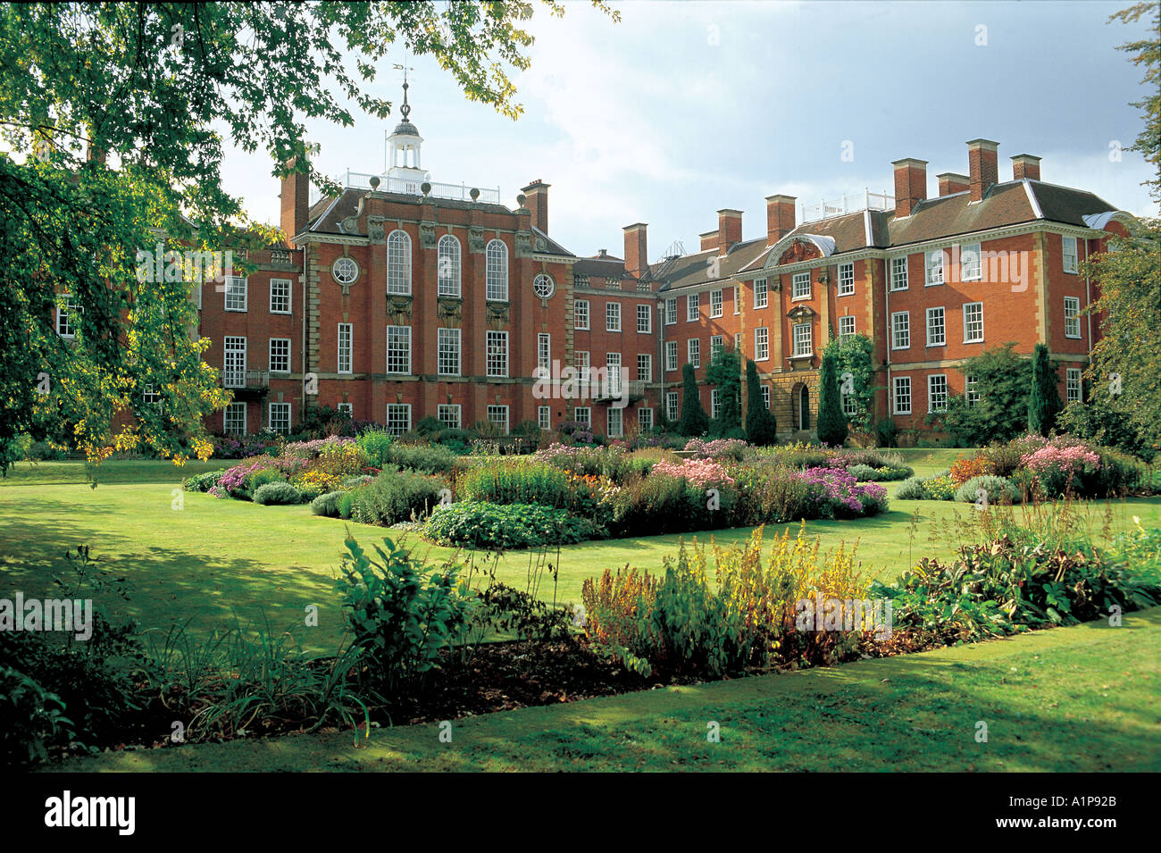 Talbot Hall and gardens Lady Margaret Hall, Oxford Banque D'Images