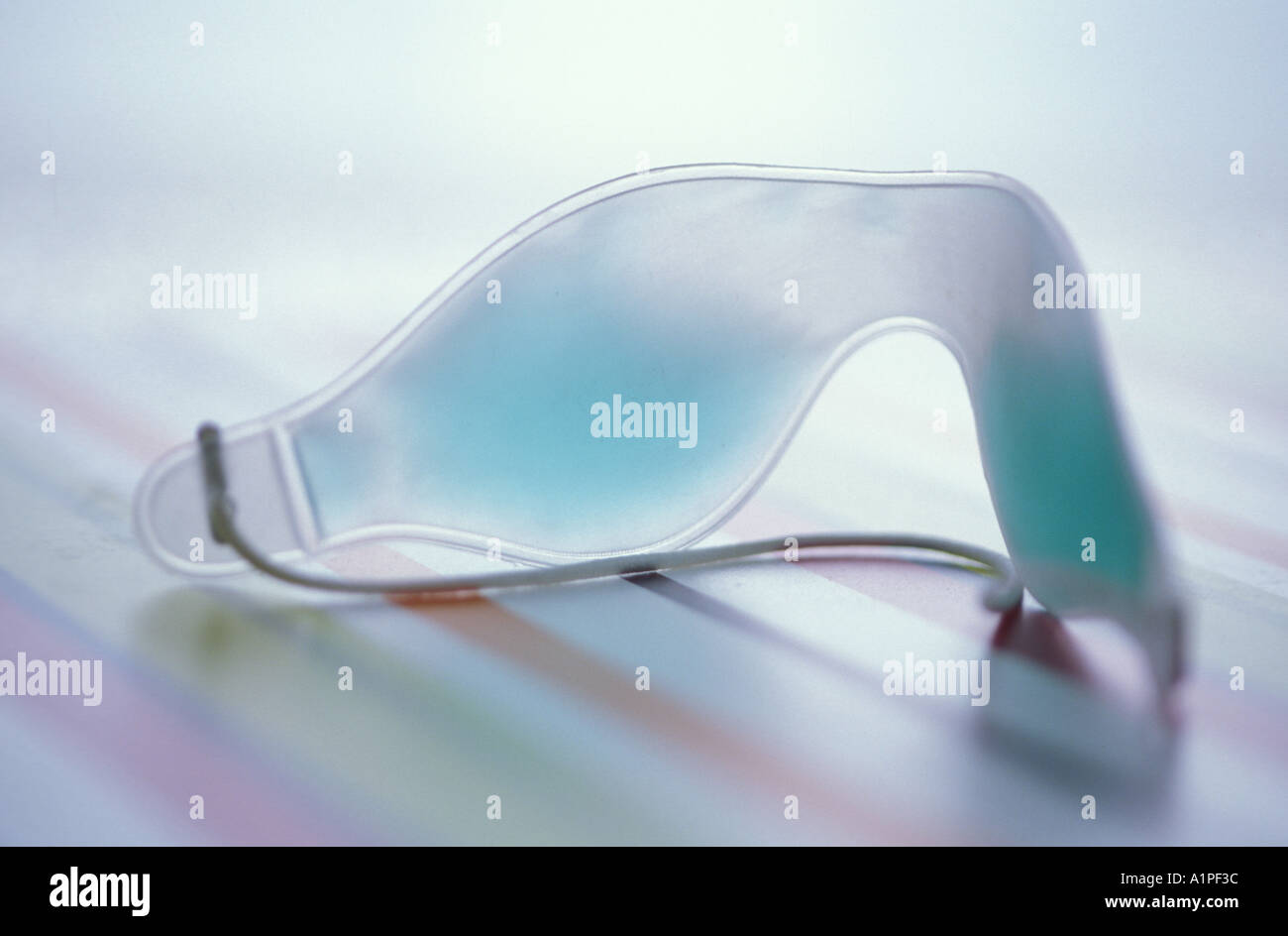 Masque gel pour les yeux Banque D'Images