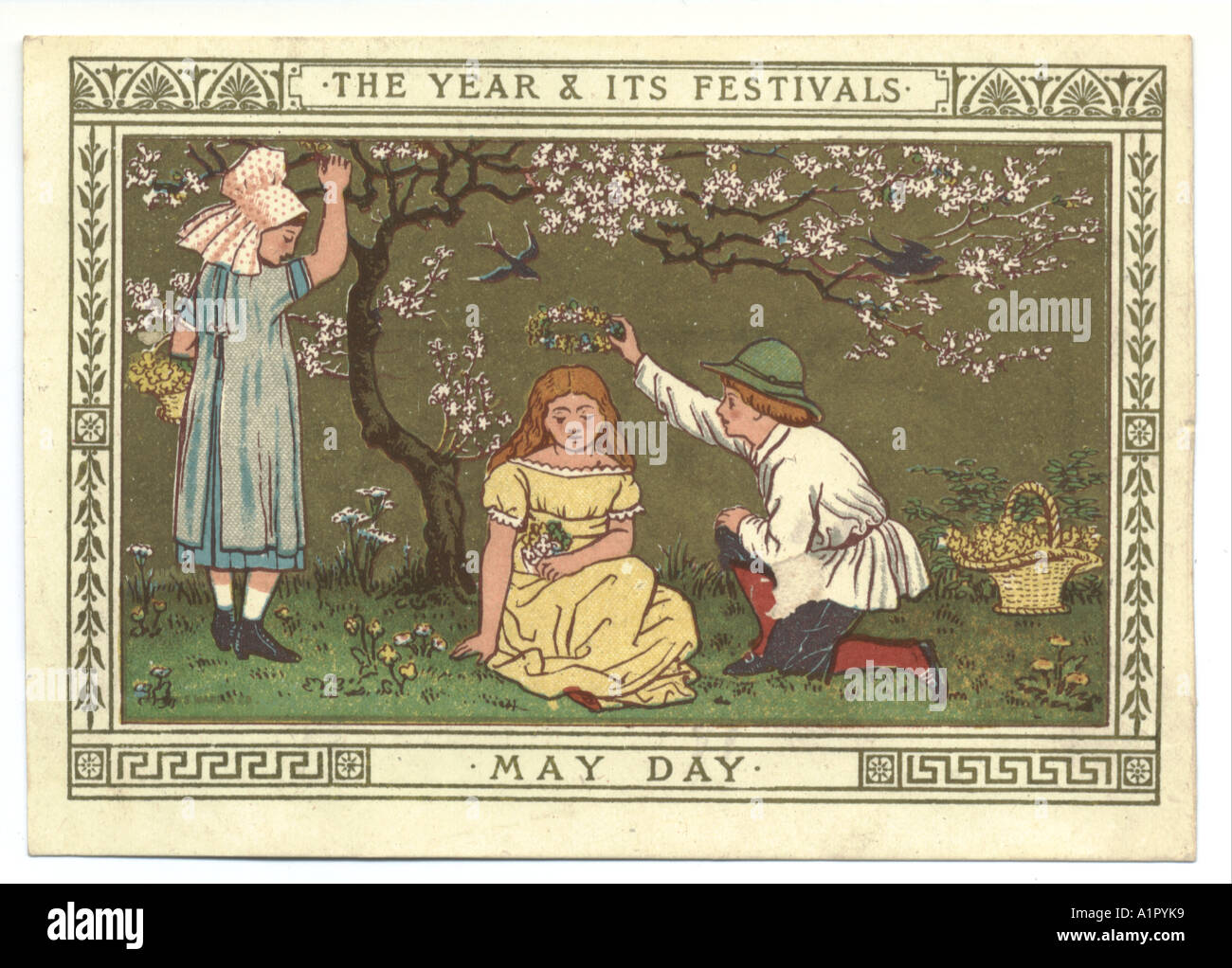 24 mai 1874 par Walter Crane Banque D'Images