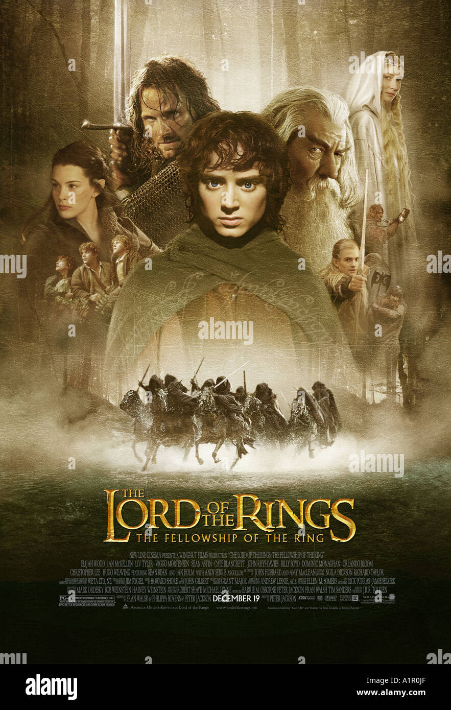 Seigneur des Anneaux : LA COMMUNAUTÉ DE L'ANNEAU Banque D'Images