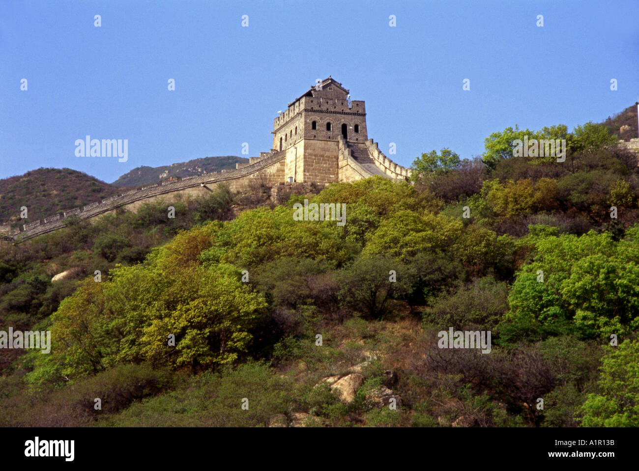 Grande Muraille de Badaling Juyongguan col Nord Site du patrimoine mondial de l'Beijing Beijing Chine Asie du Sud-Est asiatique chinois Banque D'Images