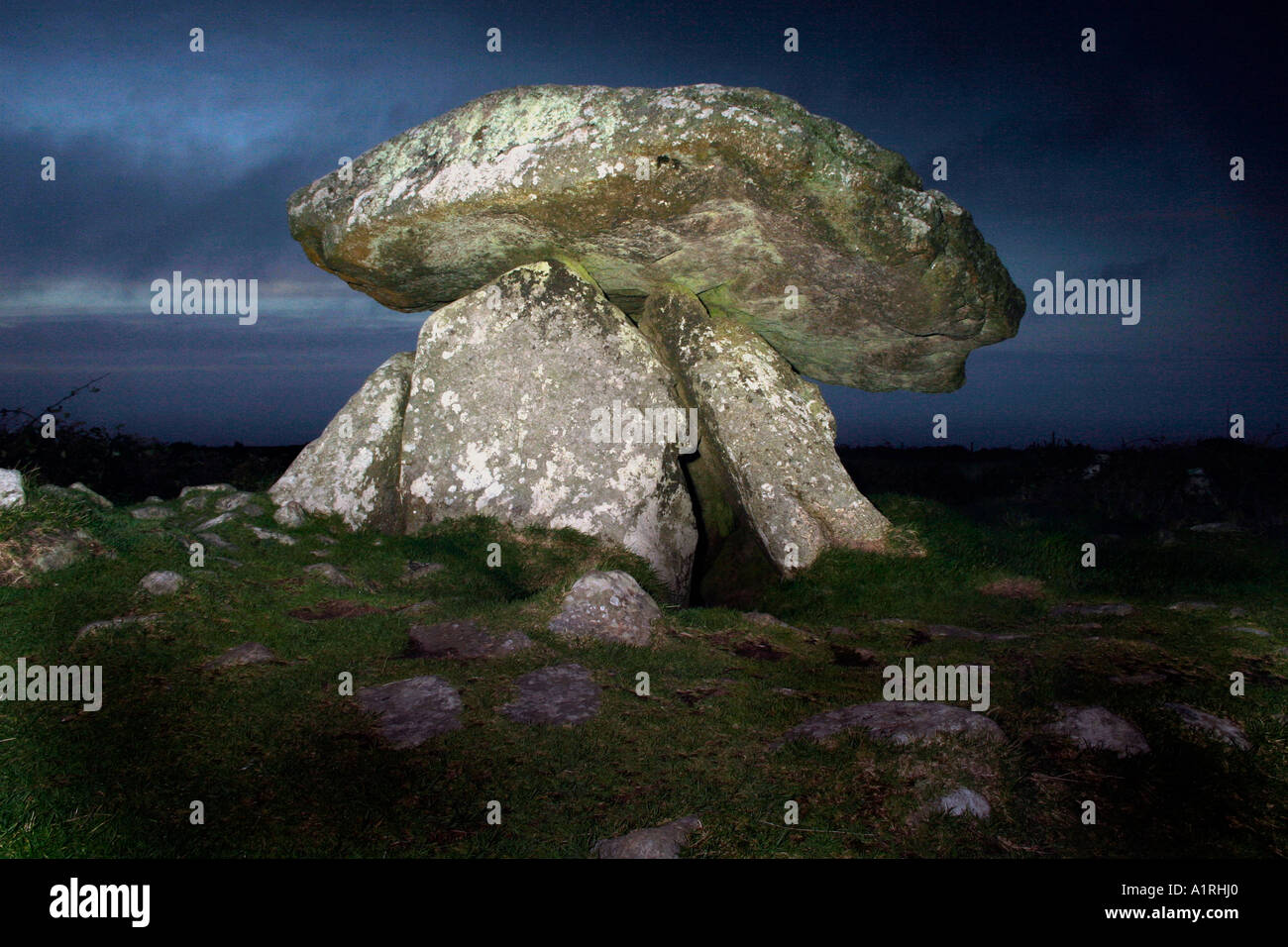 Chun Quoit West Penwith Cornwall Banque D'Images