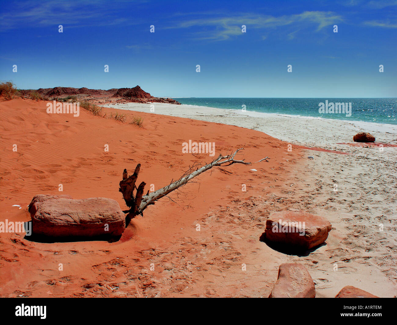 Plage de Cape Leveque, péninsule Dampier, Kimberley, Australie occidentale Banque D'Images