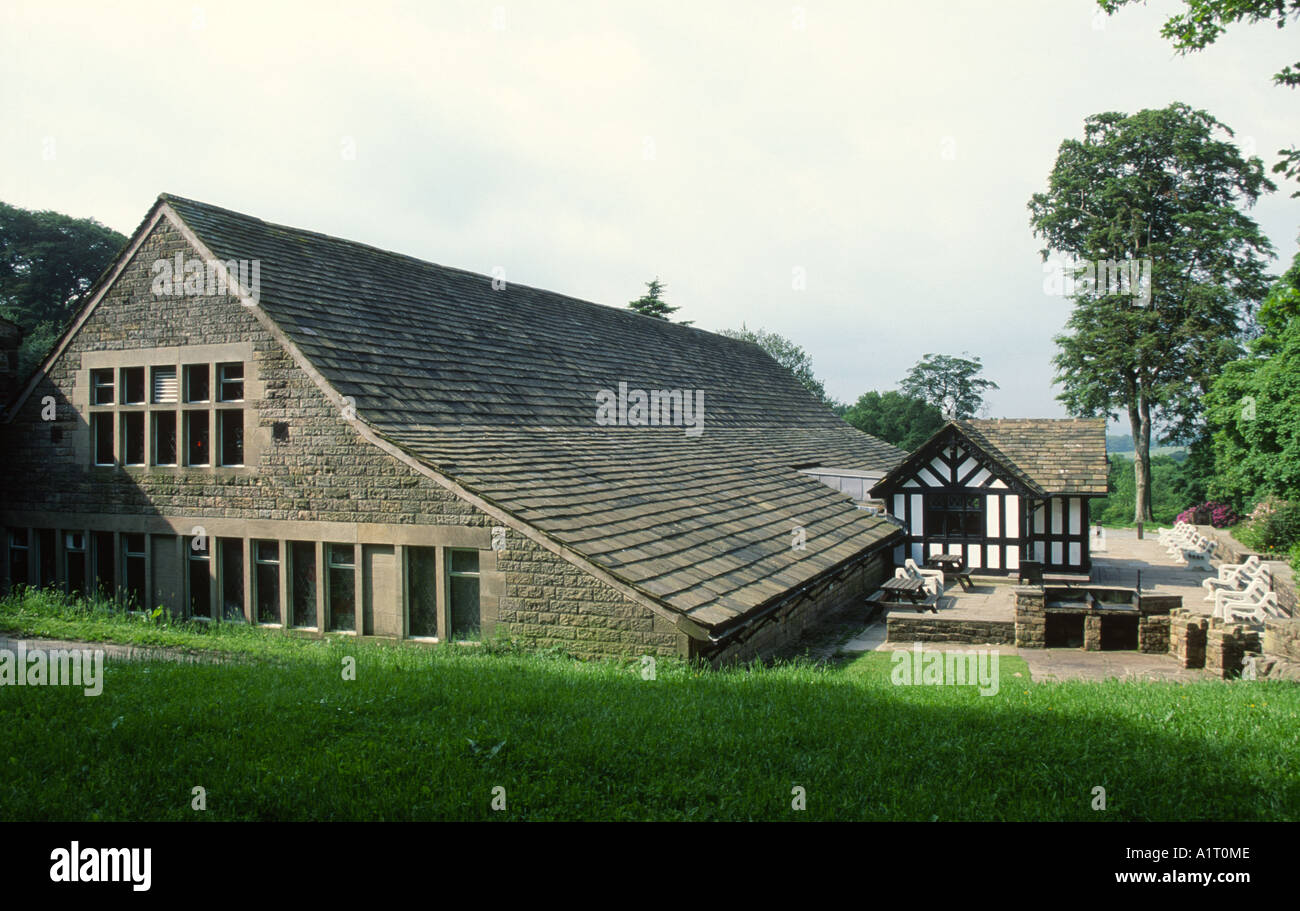 Anglo saxon grange transformée en un centre des visiteurs Lancashire Banque D'Images