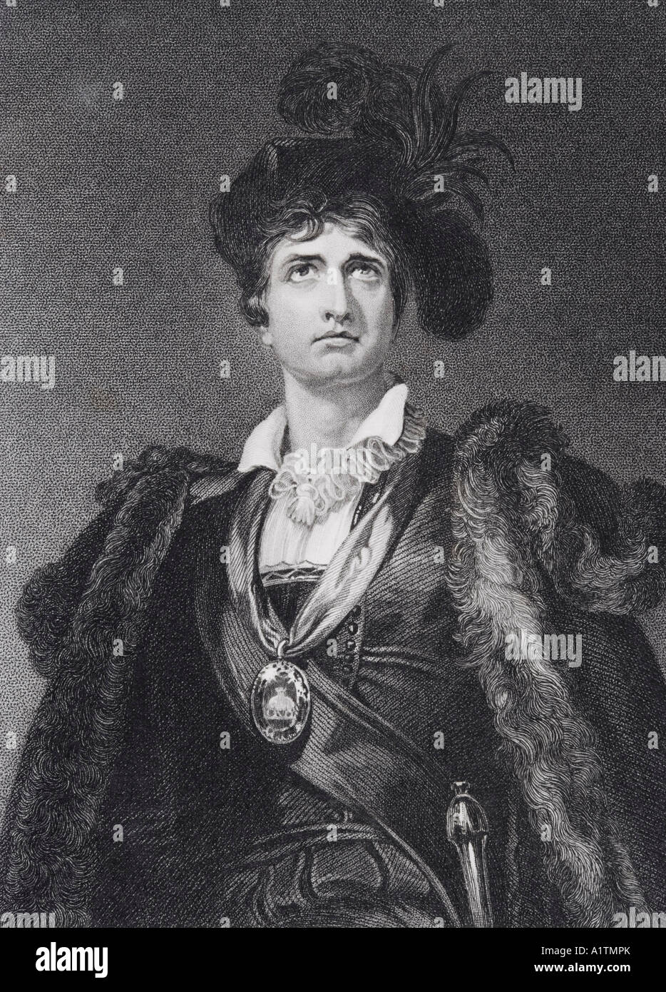 John Philip Kemble, 1757 - 1823. Acteur anglais. Gravé par G Adcock après Sir Thomas Lawrence. Banque D'Images