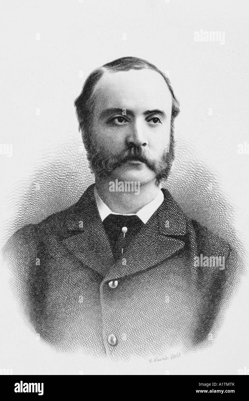 Charles Stewart Parnell, 1846 - 1891. Patriote et politicien irlandais. Banque D'Images