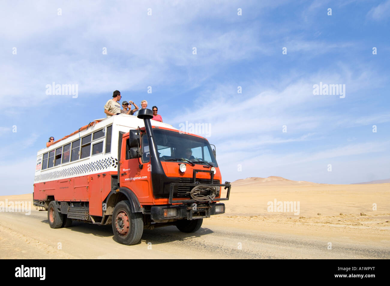 L'Amérique du Sud, Pérou, la réserve nationale de Paracas, Horizontal Novembre 2006. Banque D'Images