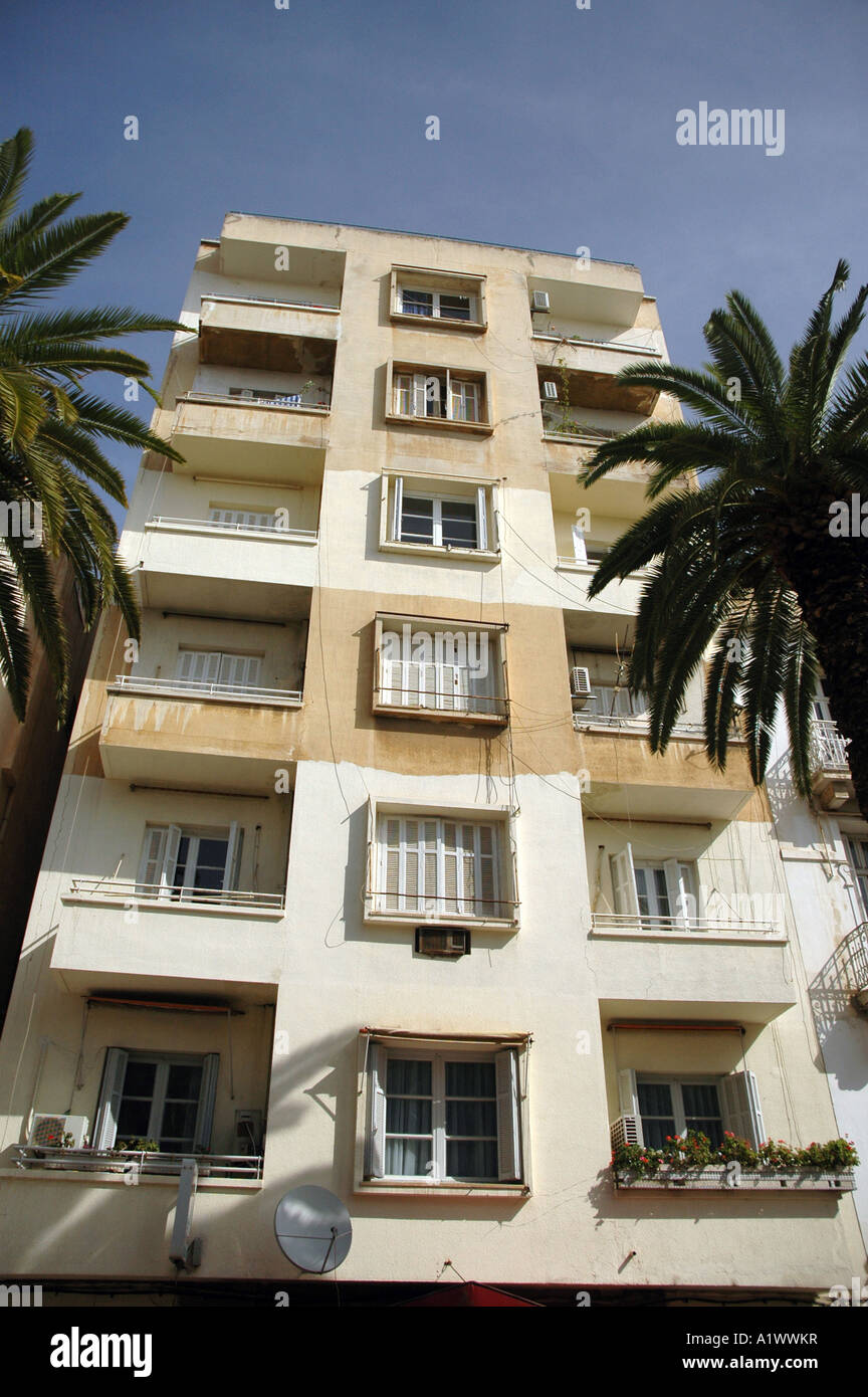 Chambre de télévision à Tunis, capitale de la Tunisie Banque D'Images