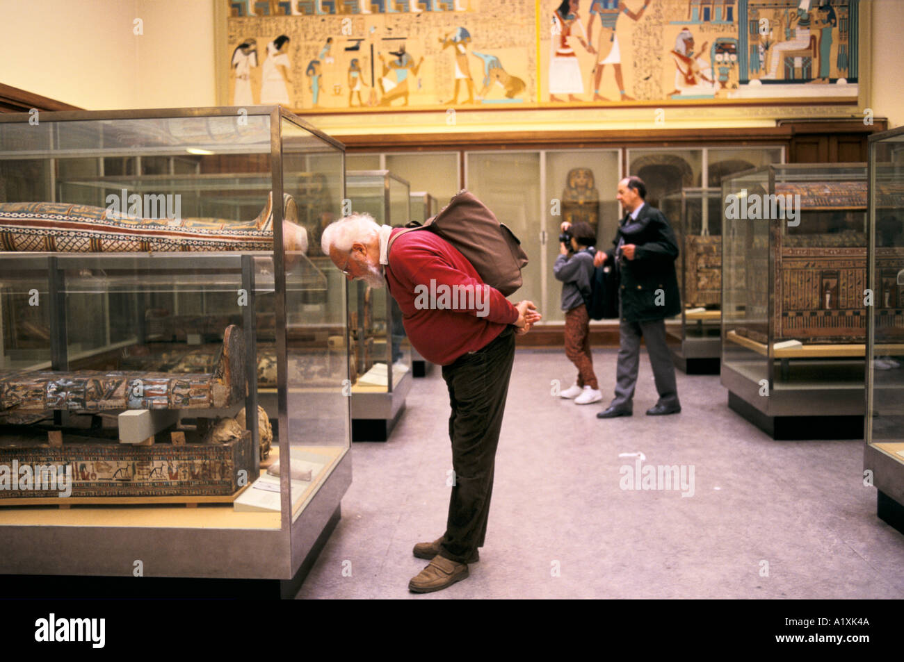 BRITISH MUSEUM LONDRES MOMIES Banque D'Images