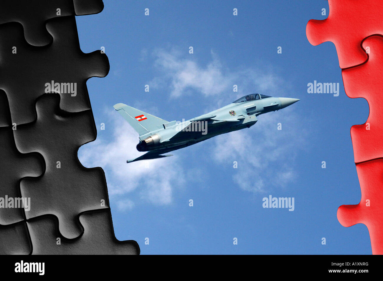 avion de combat Banque D'Images