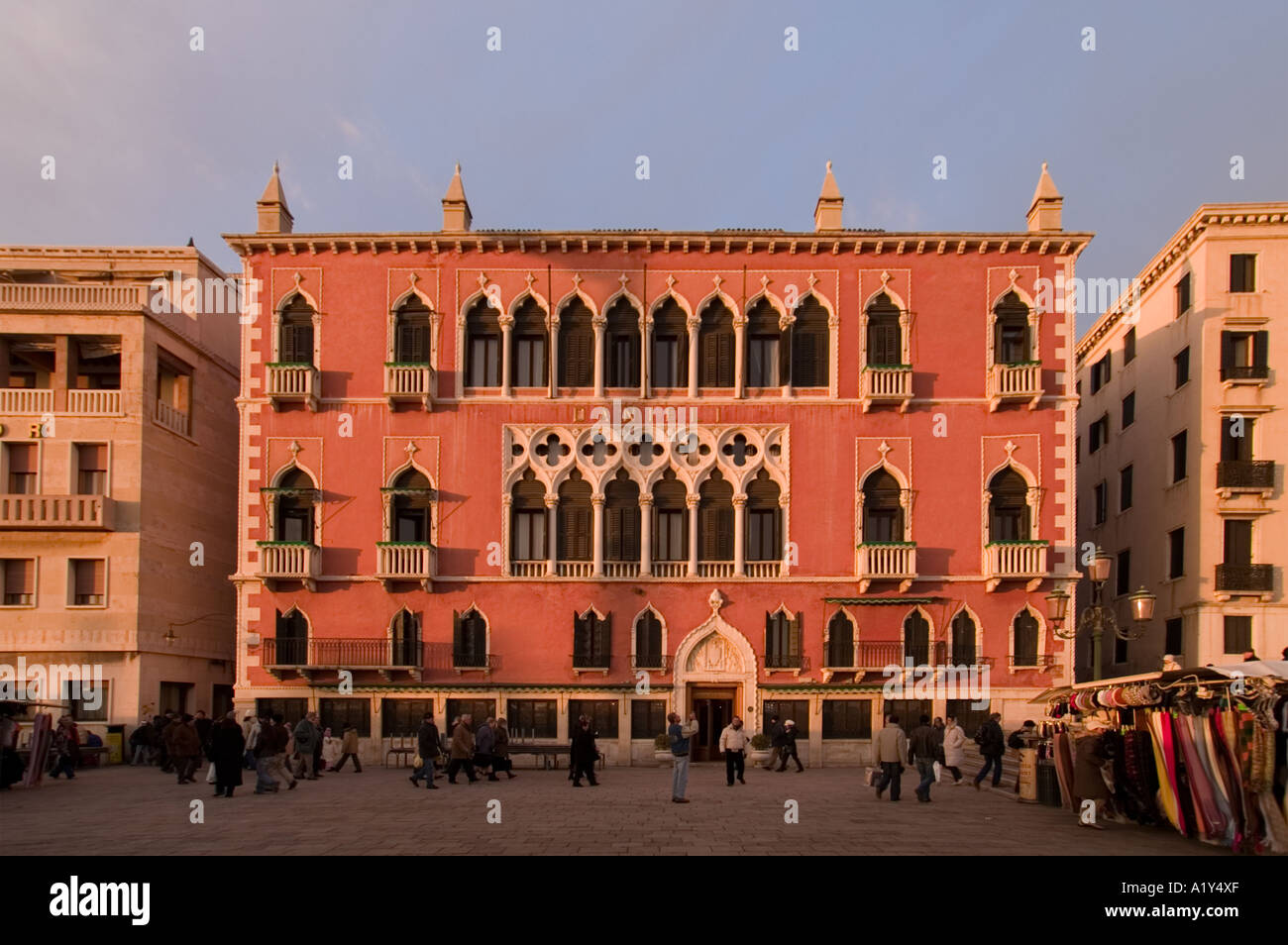 L'Hotel Danieli Venise Italie Banque D'Images