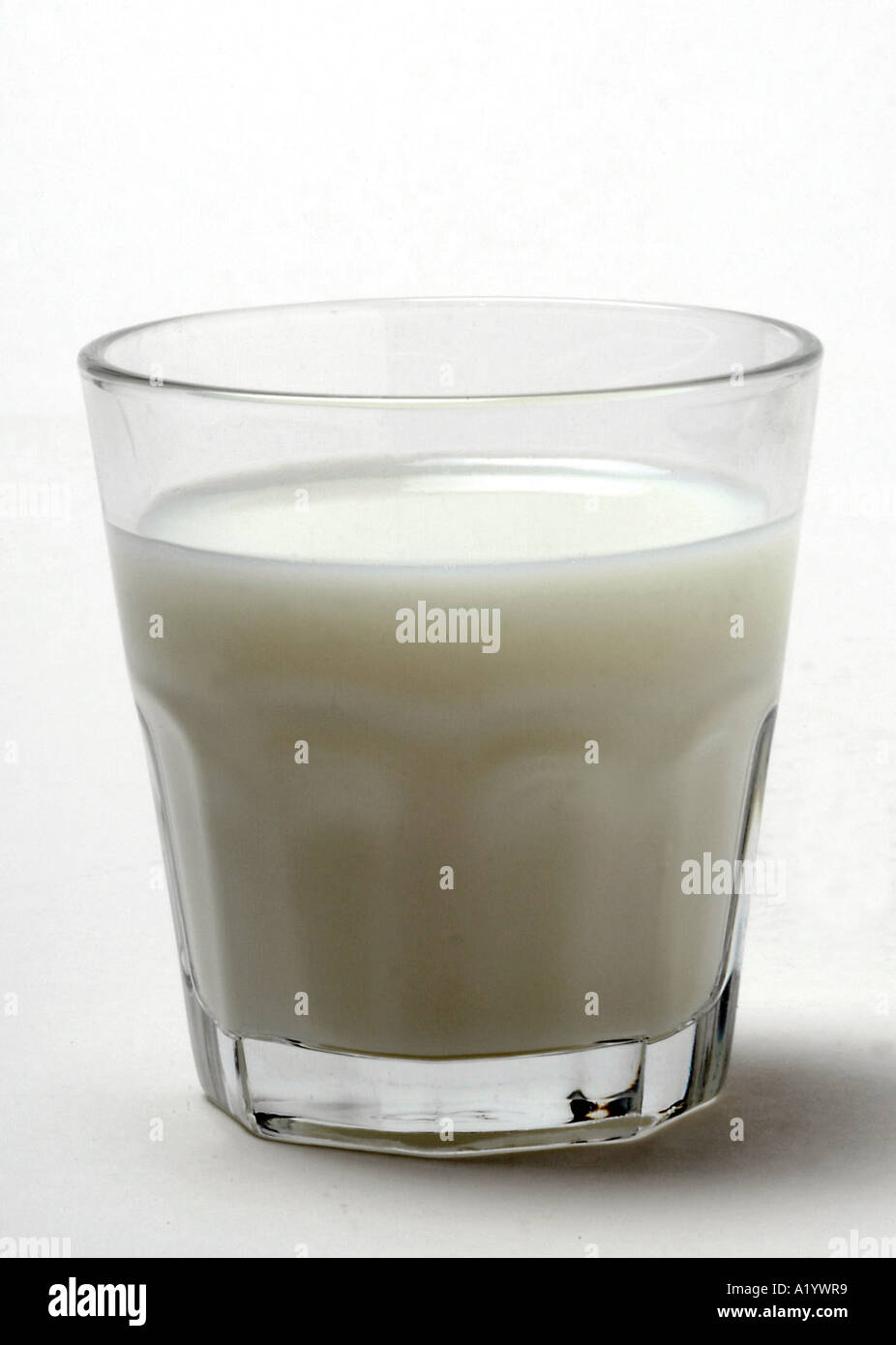 Verre de lait Banque D'Images