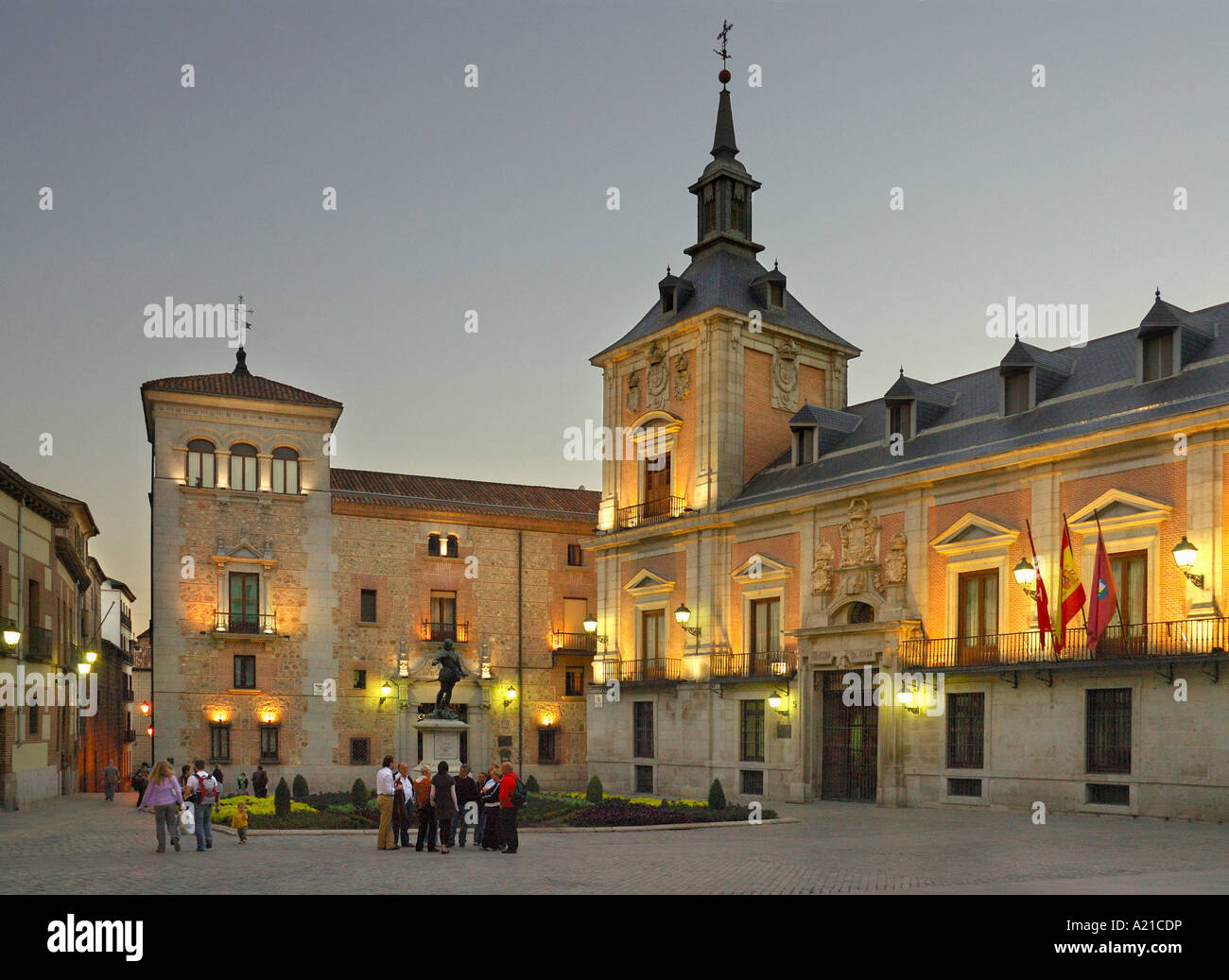 Mairie de Madrid PLAZA DE LA VILLA MADRID ESPAGNE Banque D'Images