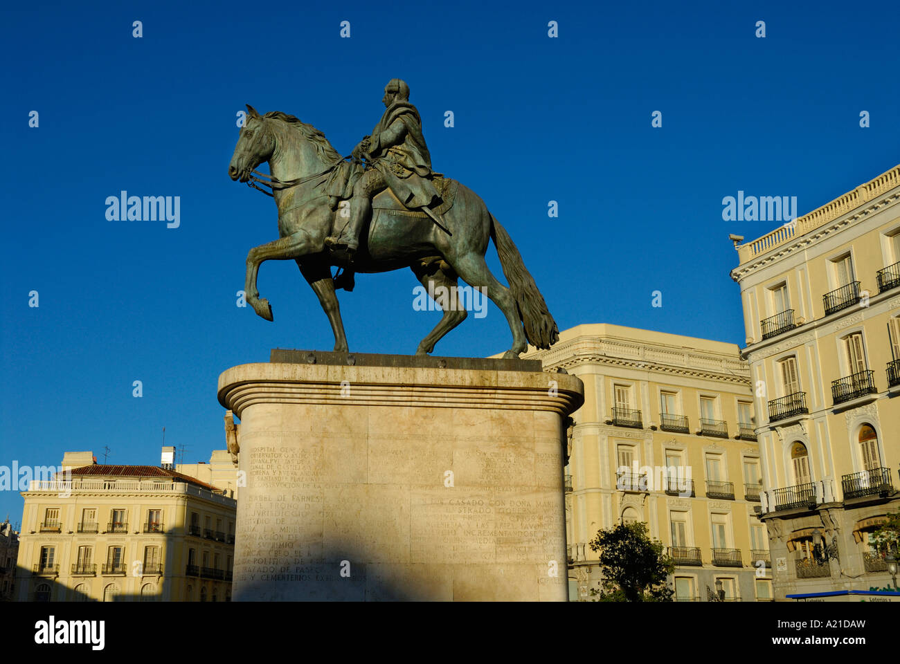 MADRID PUERTA DEL SOL MADRID ESPAGNE Banque D'Images