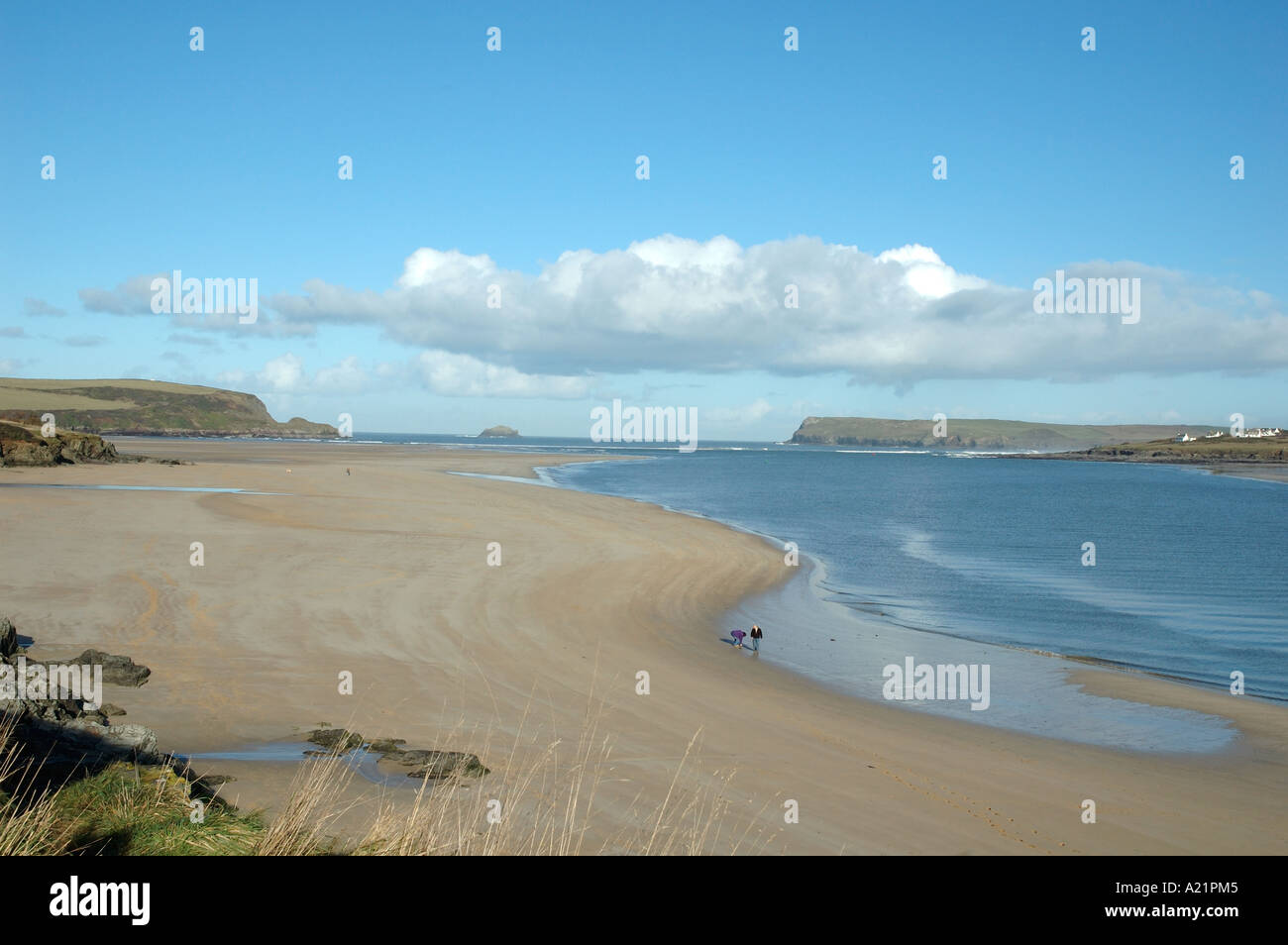 L'estuaire de Camel Padstow Cornwall Banque D'Images